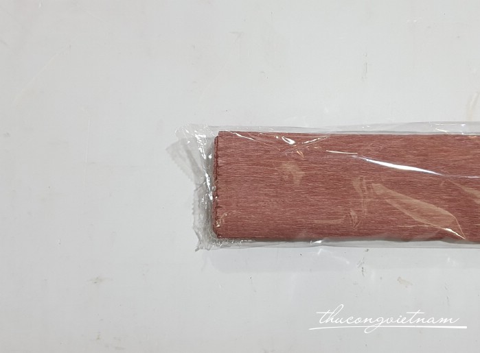 Giấy nhún khổ 50*250cm - Màu nâu