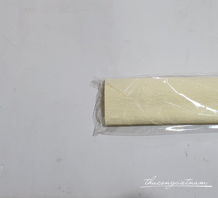 Giấy nhún khổ 50*250cm - Màu mỡ gà