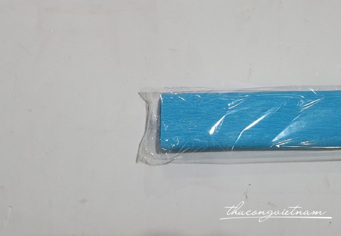Giấy nhún khổ 50*250cm - Màu xanh nước biển