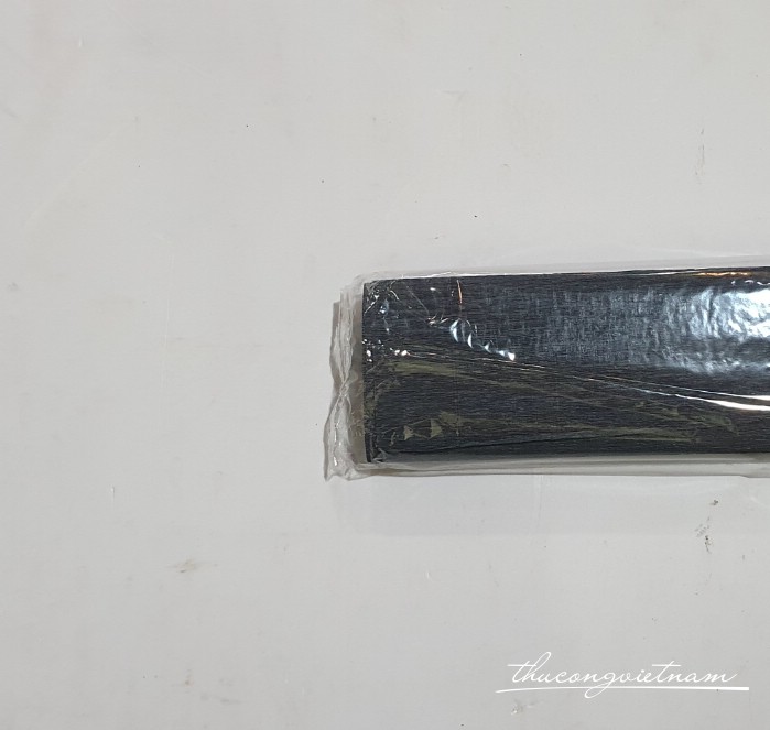 Giấy nhún khổ 50*250cm - Màu đen