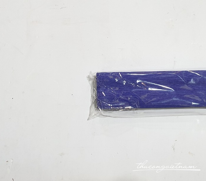 Giấy nhún khổ 50*250cm - Màu xanh dương đậm