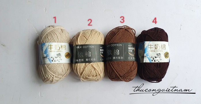 Len Milk Cotton Tông 5 (1 cuộn)