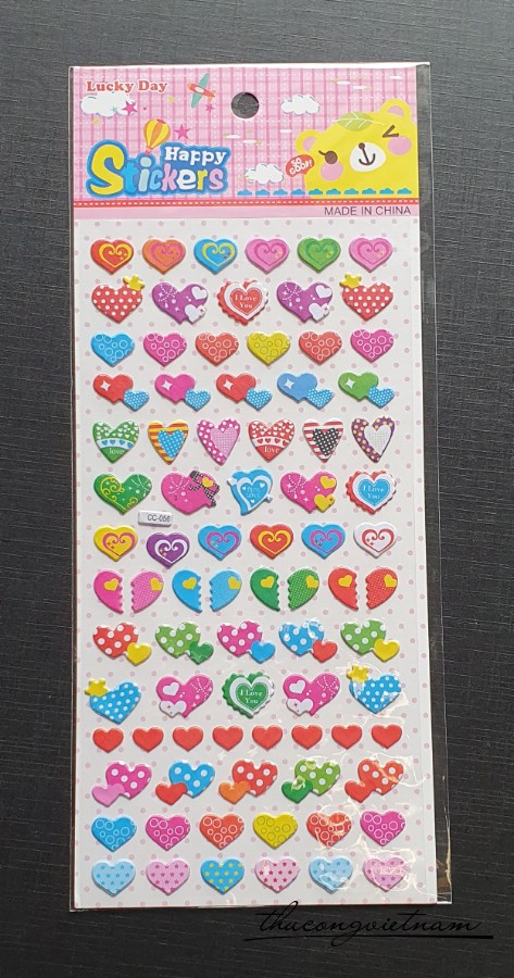 Sticker nổi CC-056