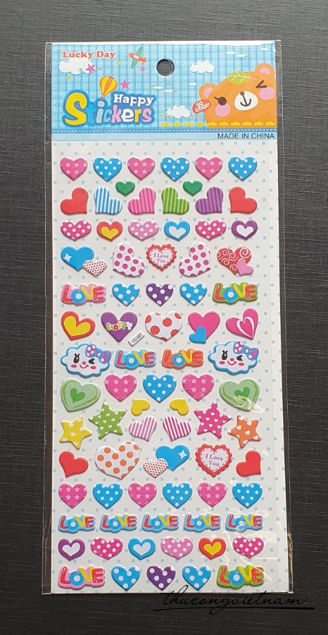 Sticker nổi CC-057