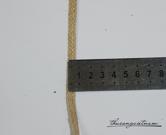Dây thừng dẹp bản 0.6cm