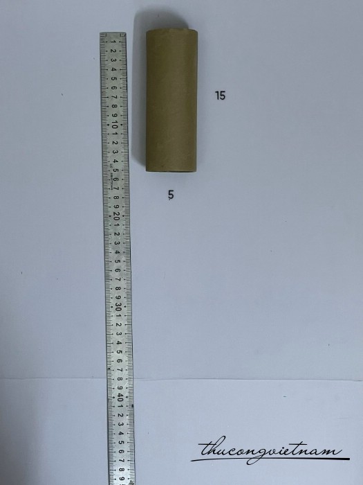 Ống giấy carton nâu 15cm 