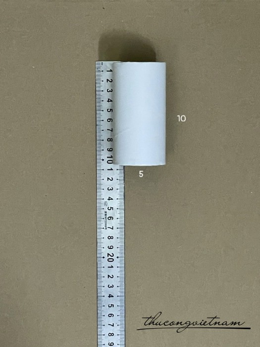 Ống giấy carton trắng 10cm 