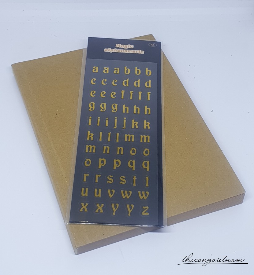 Sticker Chữ Cái - A5