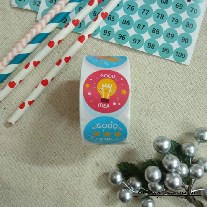 Sticker khen thưởng , động lực, note (500 tem) - Mẫu 7