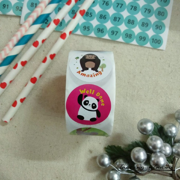 Sticker khen thưởng , động lực, note (500 tem) - Mẫu 9