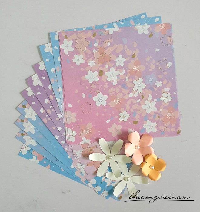 Giấy xếp hạc, giấy origami 