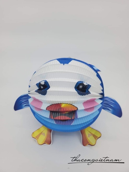 Lồng đèn giấy xếp in hình (15-20cm) - Mẫu 1