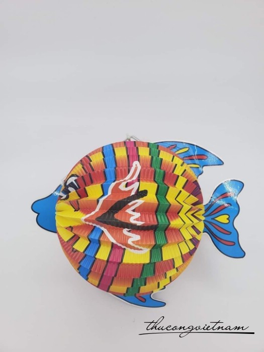 Lồng đèn giấy xếp in hình (15-20cm) - Mẫu 9