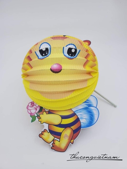 Lồng đèn giấy xếp in hình (15-20cm) - Mẫu 14