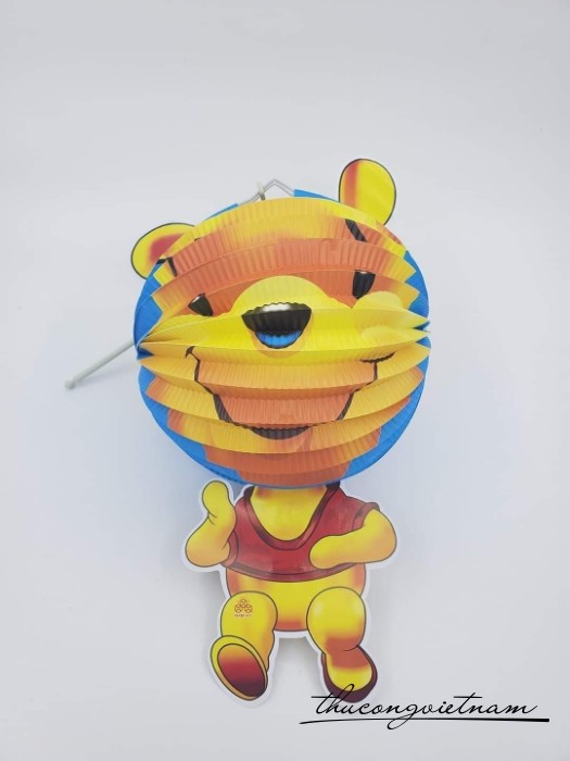 Lồng đèn giấy xếp in hình (15-20cm) - Mẫu 16