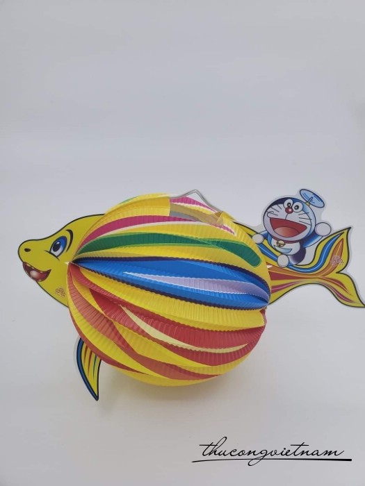 Lồng đèn giấy xếp in hình (15-20cm) - Mẫu 18