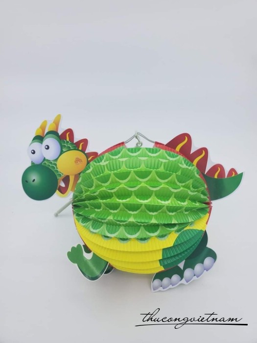 Lồng đèn giấy xếp in hình (15-20cm) - Mẫu 19