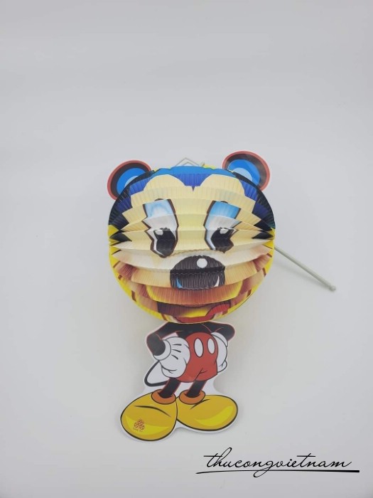 Lồng đèn giấy xếp in hình (15-20cm) - Mẫu 33
