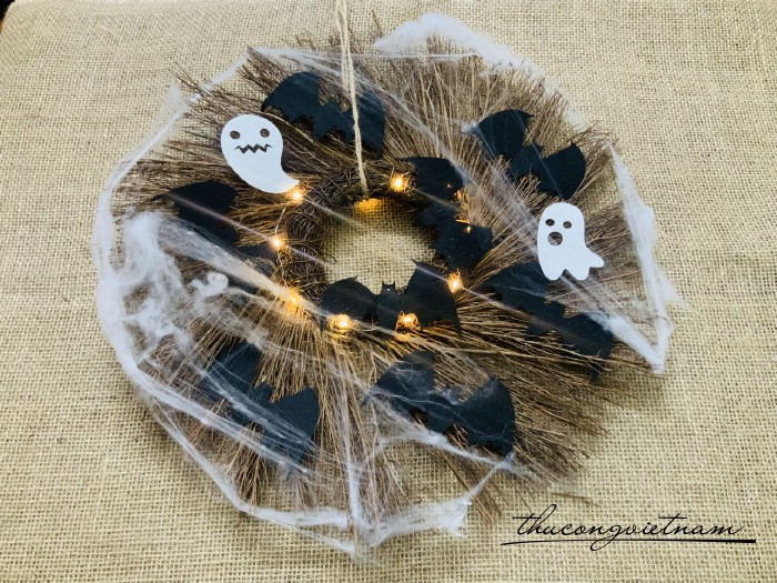 Vòng treo Halloween - Mẫu Dơi