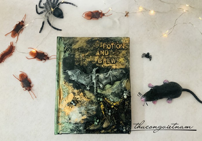 Sổ tay trang trí Halloween 13*18cm - Mẫu 2