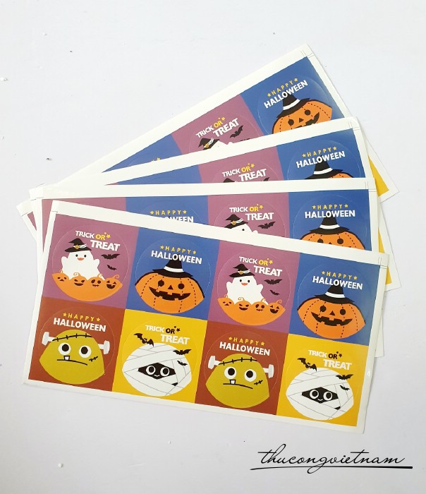 Sticker Halloween mẫu 20 3.5cm