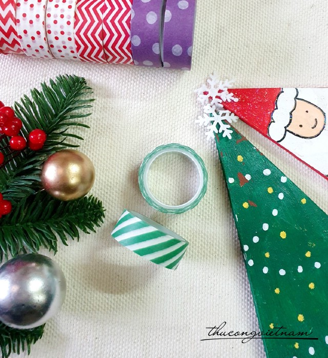 Băng keo trang trí Giáng Sinh (1.5cm*5m) - Mẫu 7