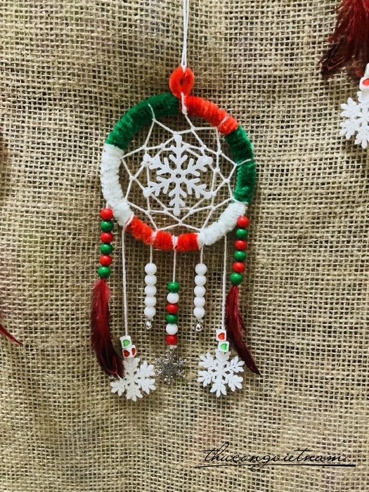 Dreamcatcher trang trí GS - Mẫu 2 (10cm)