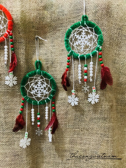 Dreamcatcher trang trí GS - Mẫu 3 (10cm)