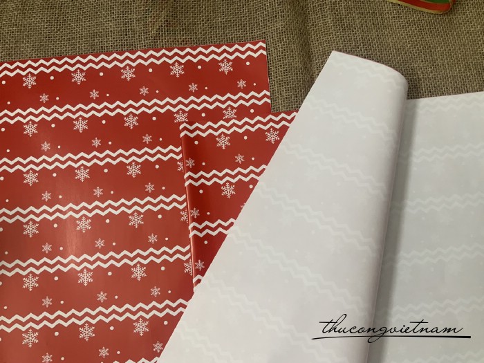 Giấy gói quà Giáng Sinh - Mẫu 39