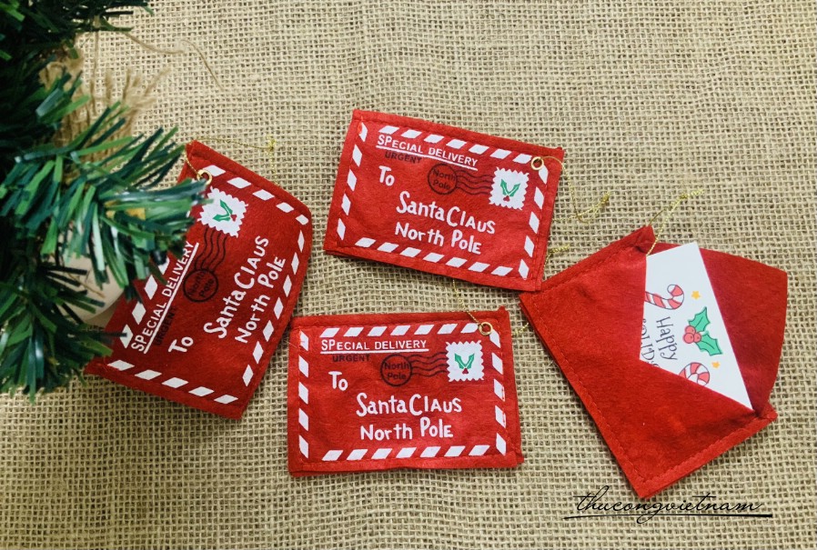 Thẻ treo phong bì Giáng Sinh (12.5*8cm)