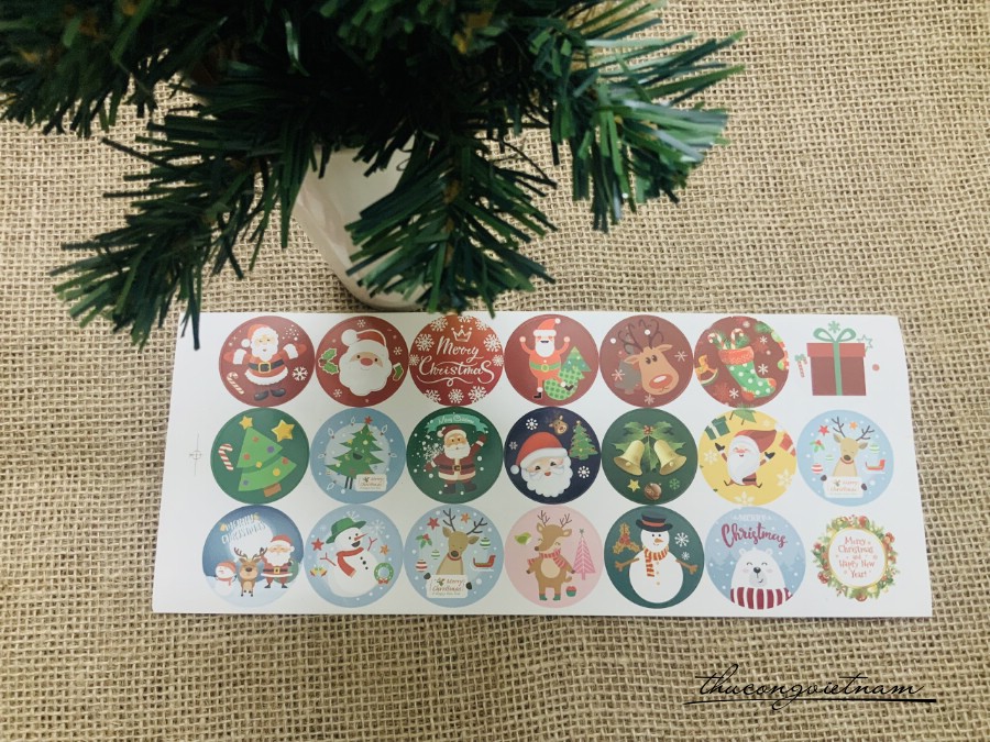 Sticker giáng sinh mẫu 66