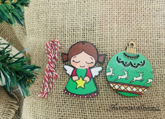 Bộ 2 vật treo trang trí Giáng Sinh - M1