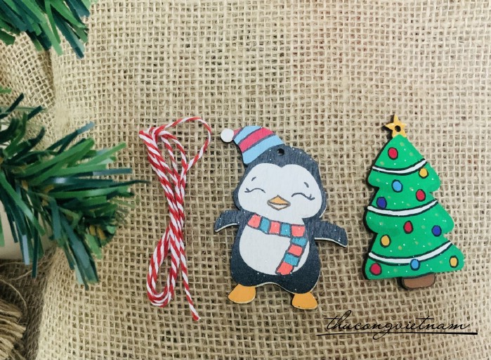 Bộ 2 vật treo trang trí Giáng Sinh - M4
