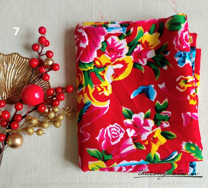 Vải thô làm phông nền trải bàn, decor (1m6*1m) - M7