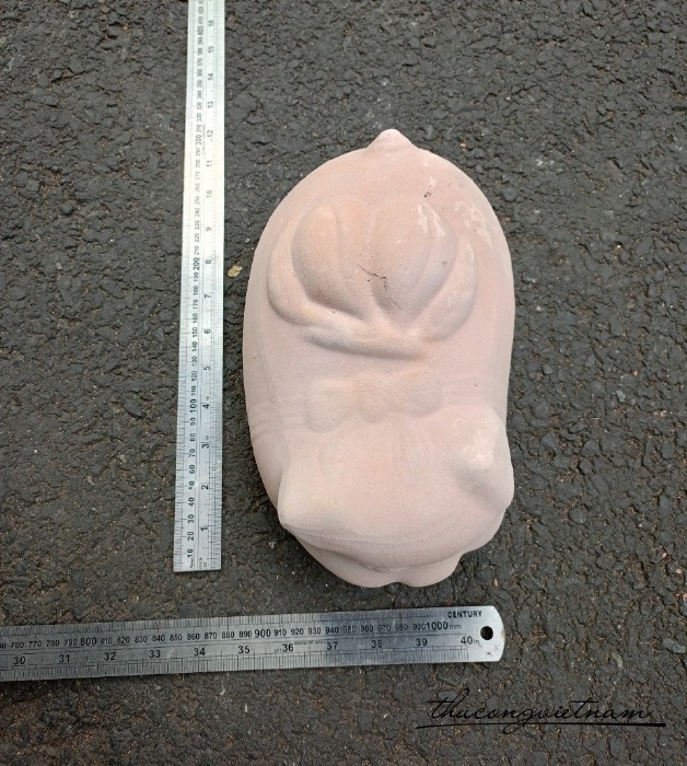 Heo đất nung trái cây vừa 28*12cm