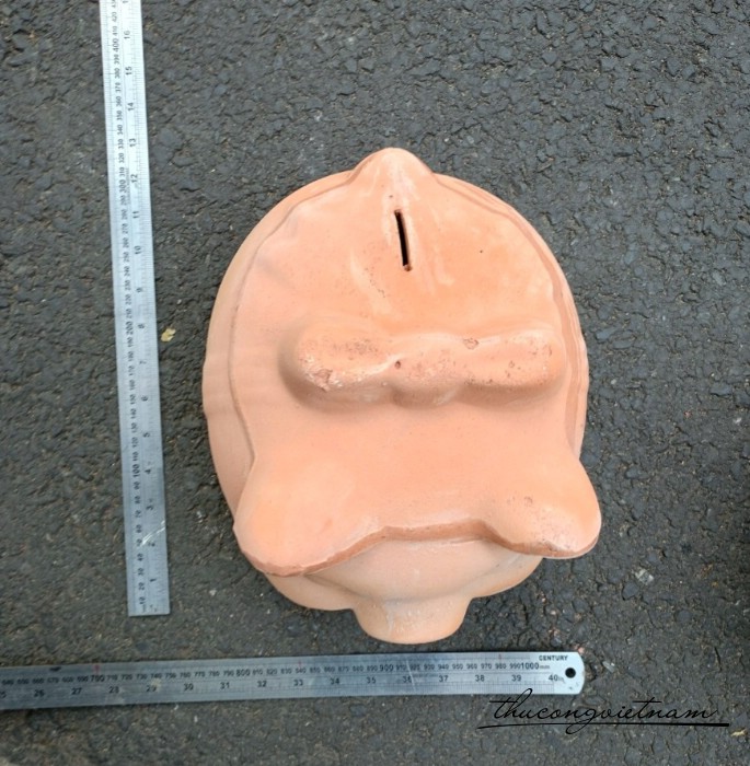 Heo đất nung Tỷ phú lớn 25*15cm