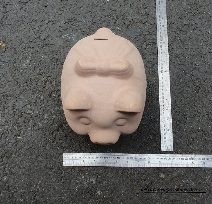 Heo đất nung Tỷ phú trung 20*13cm