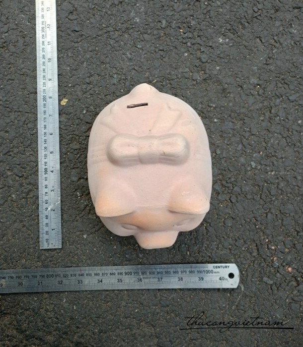 Heo đất nung Tỷ phú nhỏ 15*12cm