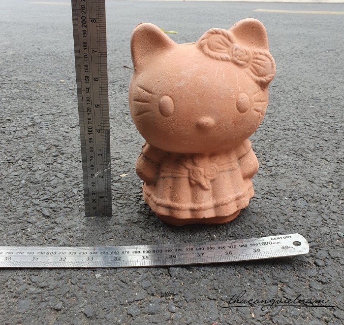 Heo đất nung Kitty 20*10cm