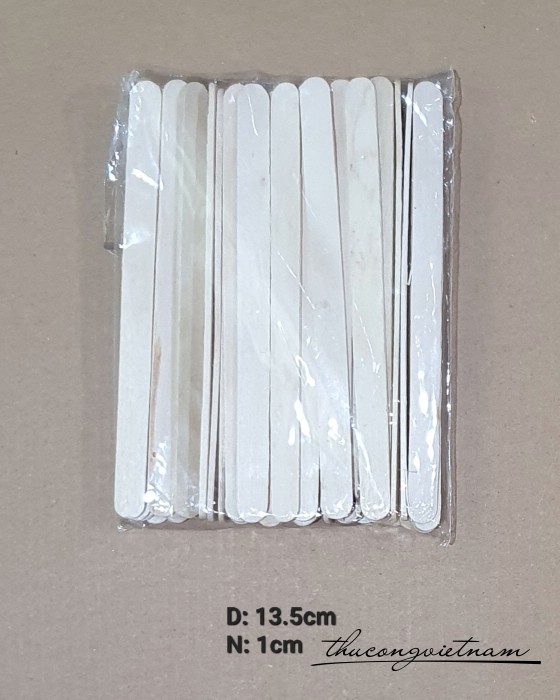 Que kem gỗ handmade 13.5cm (50 que)