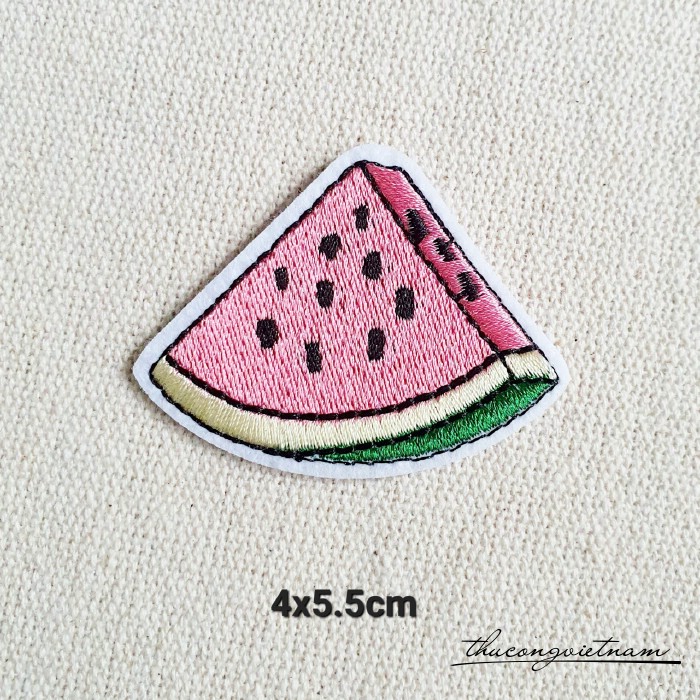Miếng dán ủi Miếng dưa hấu 4x5.5cm