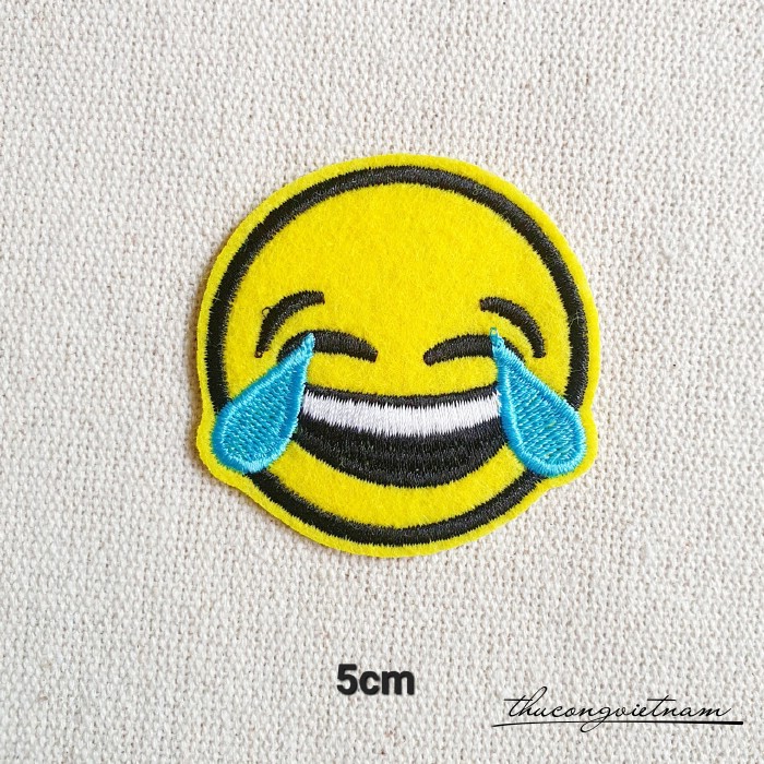 Miếng dán ủi Emoji 5cm mẫu 1