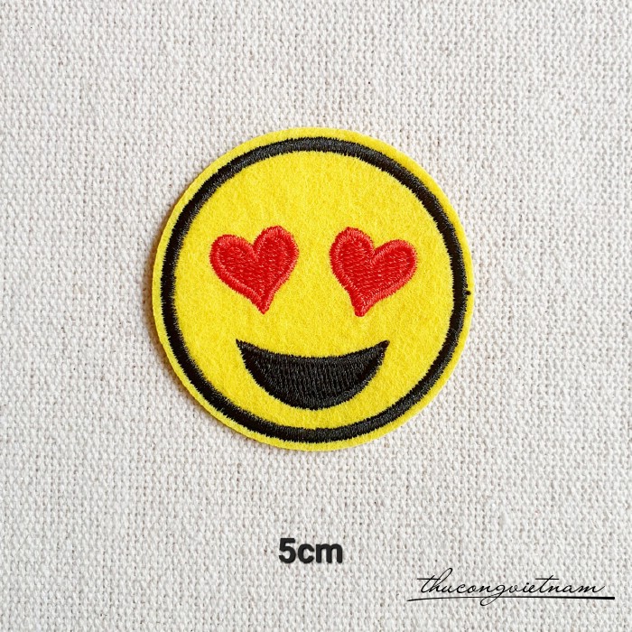 Miếng dán ủi Emoji 5cm mẫu 2