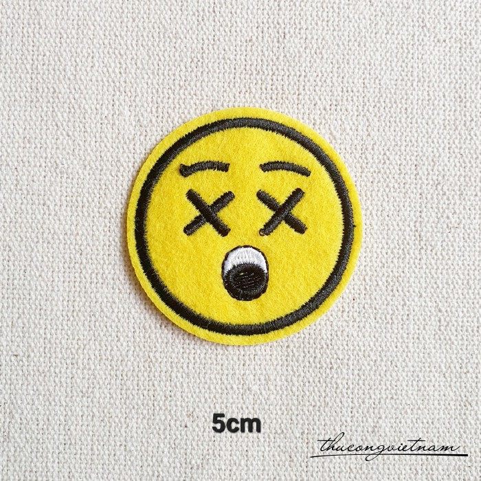 Miếng dán ủi Emoji 5cm mẫu 4