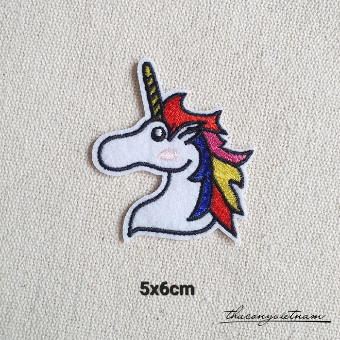 Miếng dán ủi Kỳ Lân 5x6cm