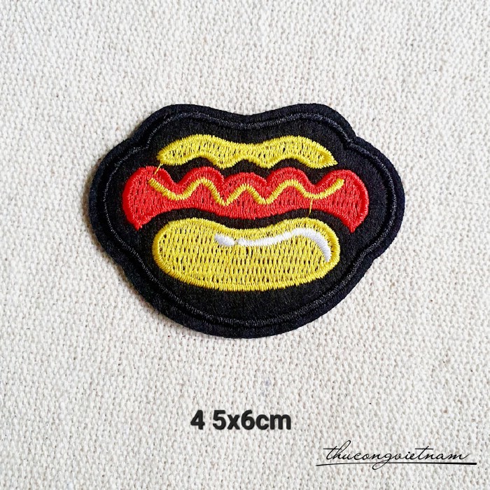 Miếng dán ủi Hotdog 4.5x6cm