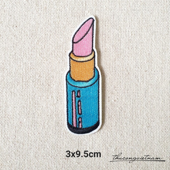 Miếng dán ủi Cây son 3x9.5cm