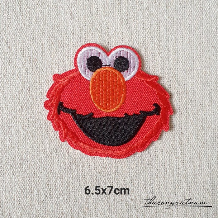 Miếng dán ủi Quái vật đỏ 6.5x7cm