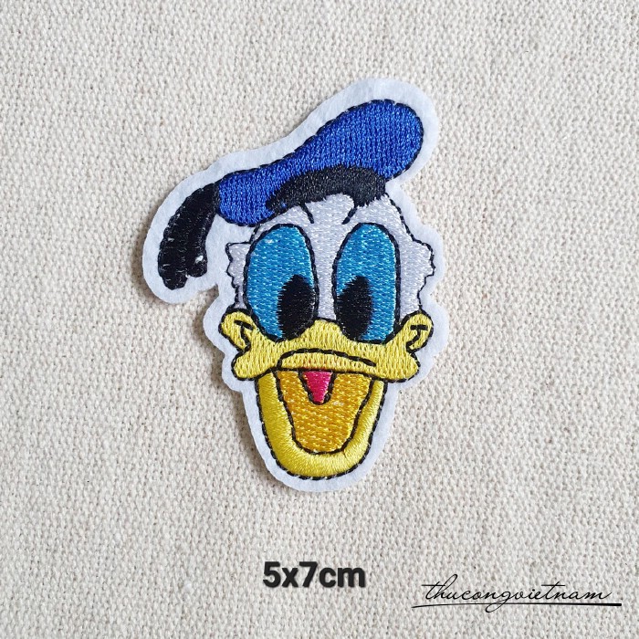 Miếng dán ủi Vịt Donald 5x7cm