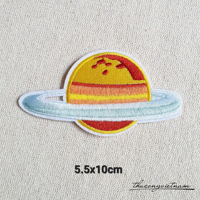 Miếng dán ủi Hành tính đỏ 5.5x10cm